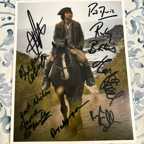 Autographed Poldark Series 8x10 - Picture 1 of 1